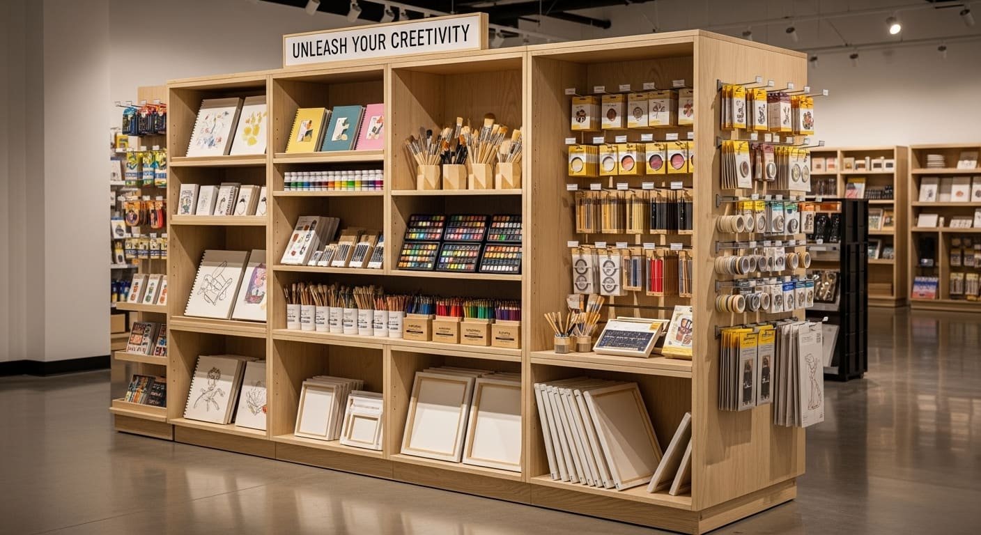 Art Supply Display Solutions
