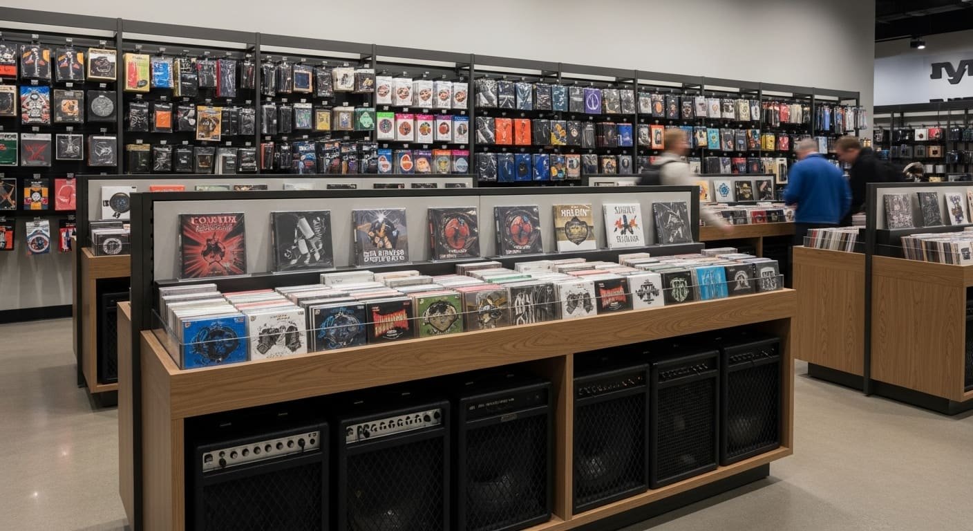 Music Store Display Solutions