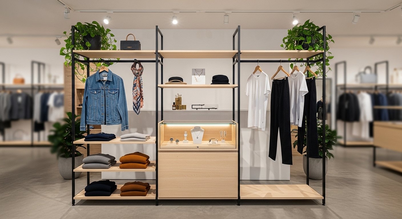 high quality surface finishing on display fixtures