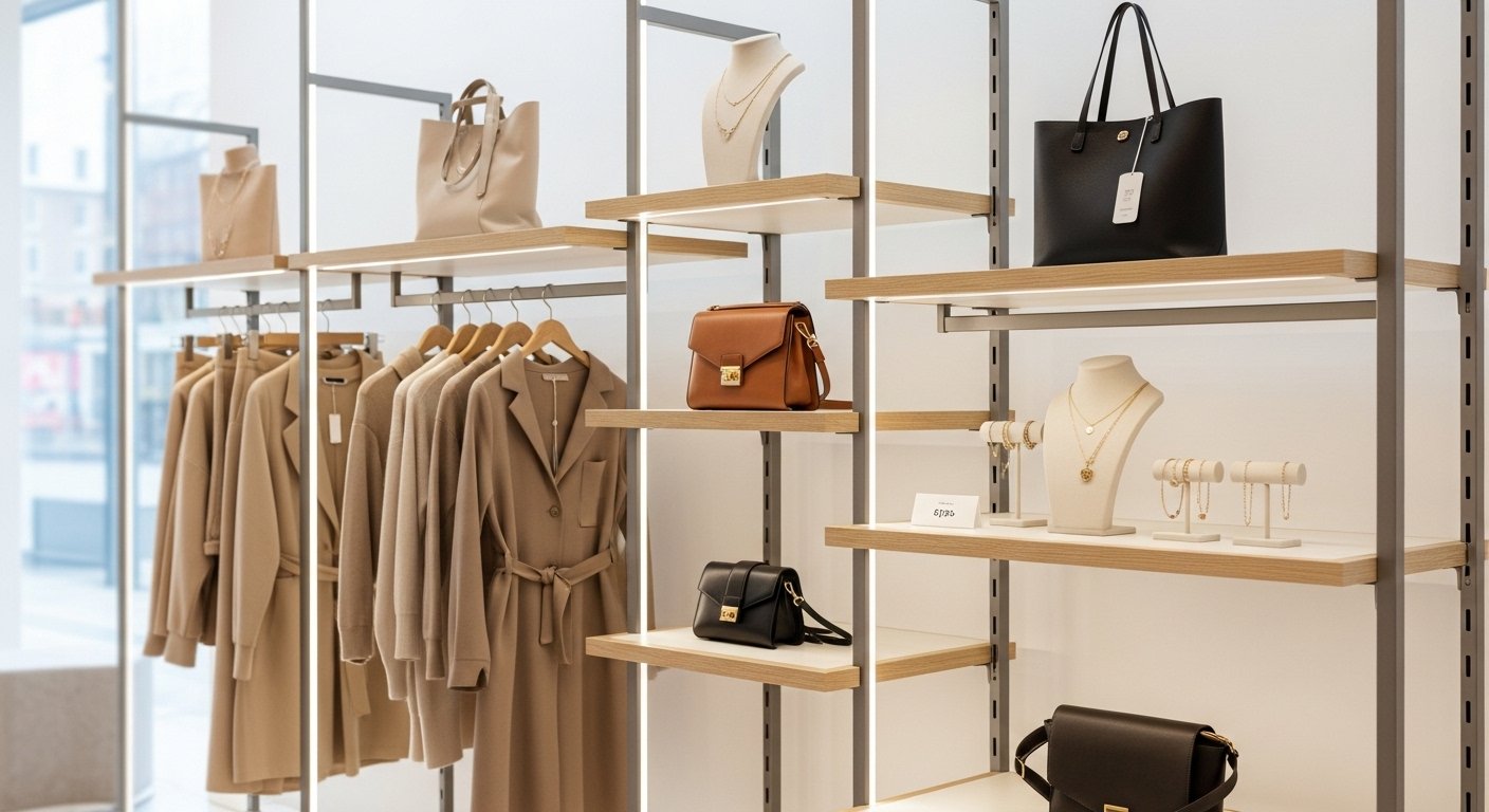 damaged retail shelving