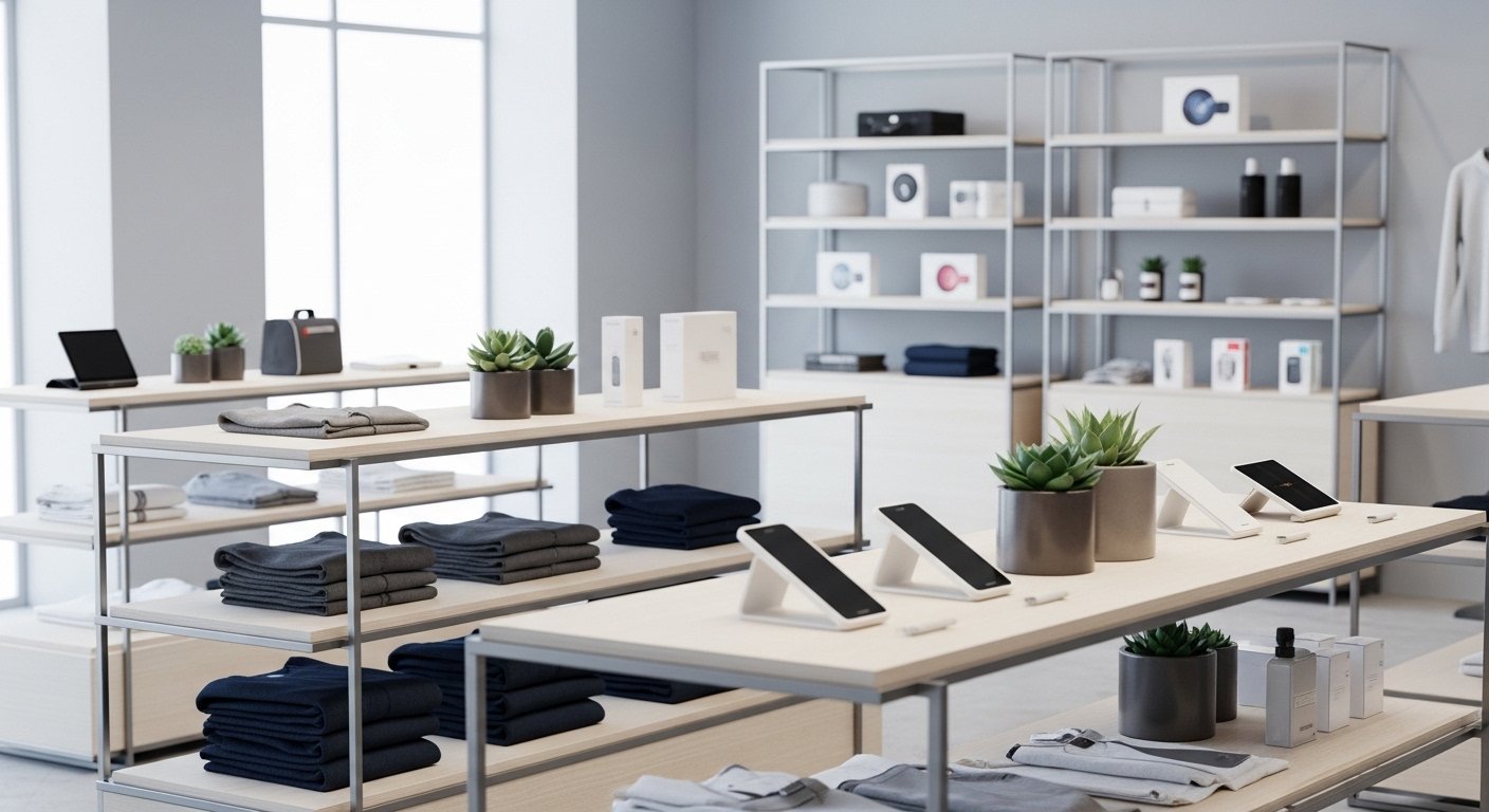 Efficient KD packaging for display fixtures