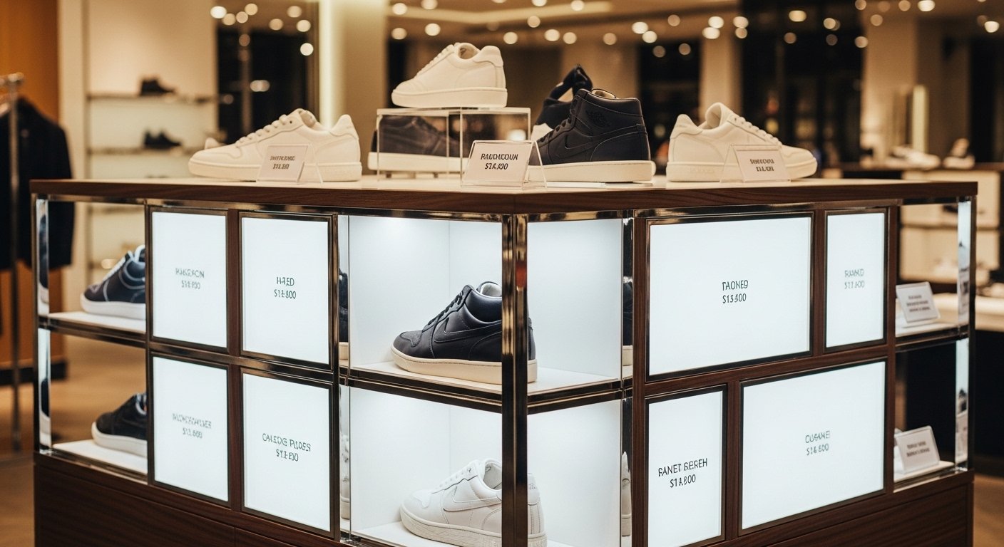 display fixtures stainless steel pvd coating samples for jewelry display