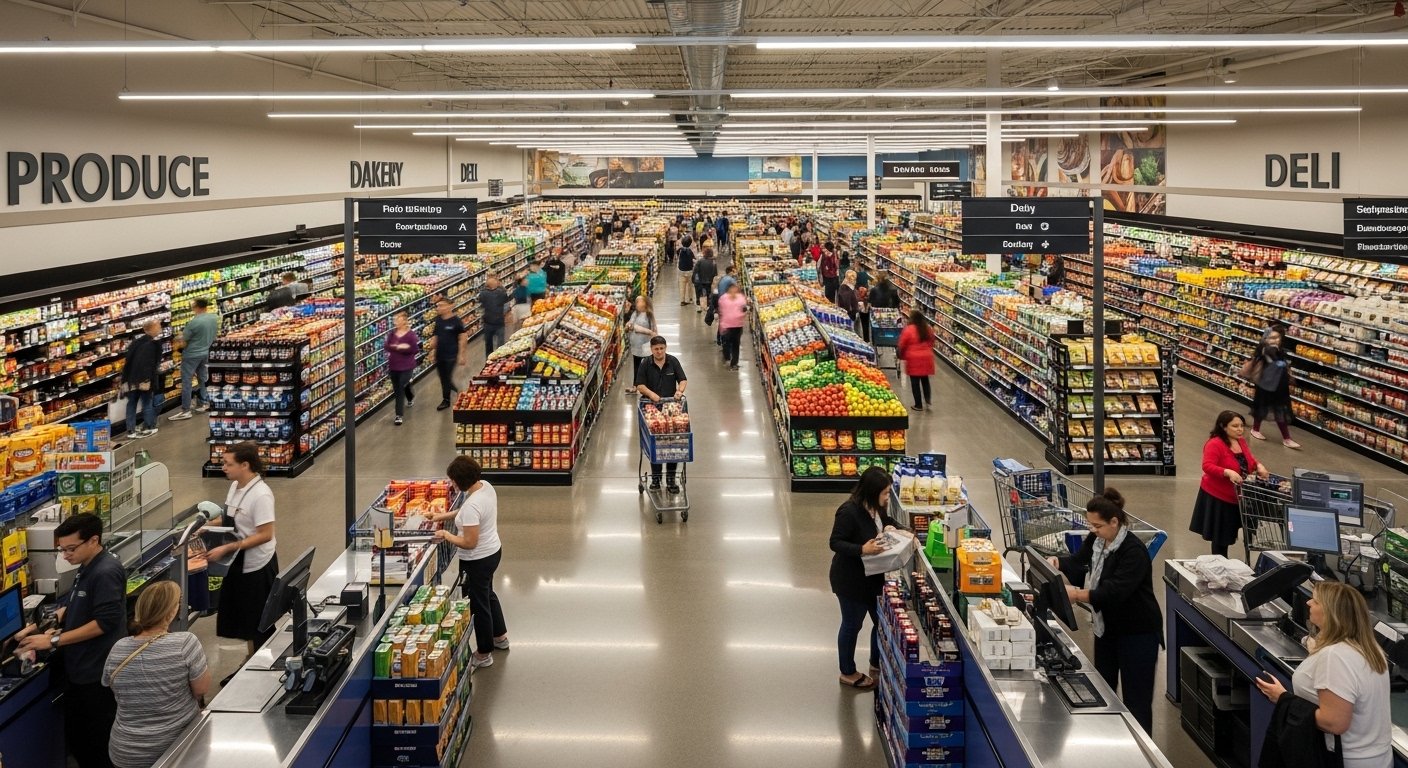 Why do grocery stores not have windows?
