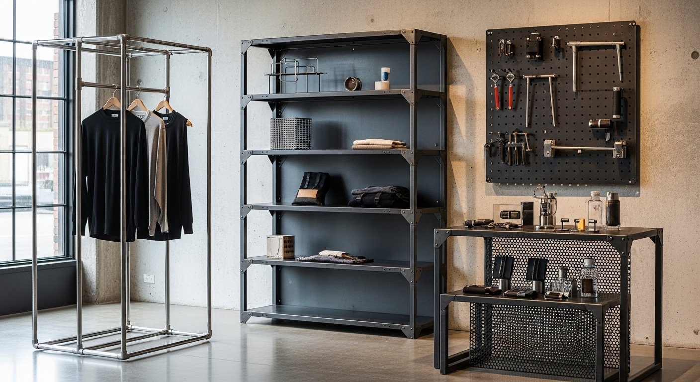 powder coating precision for display fixtures