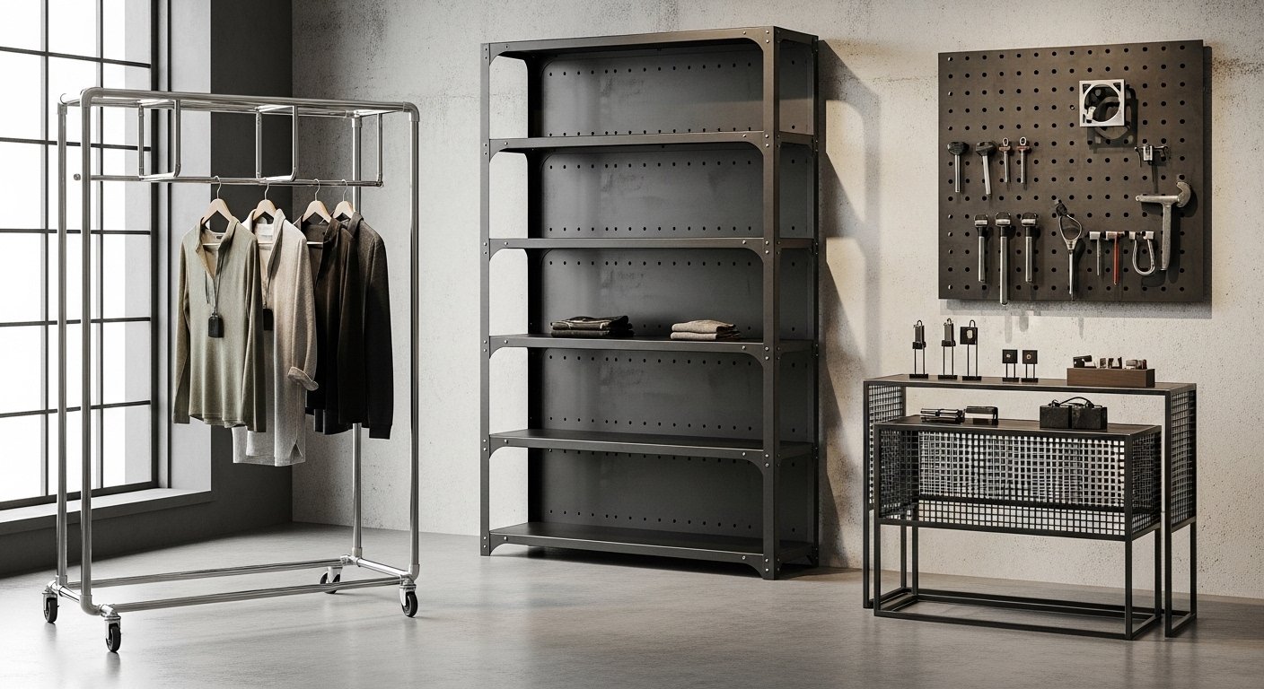 metal display fixtures