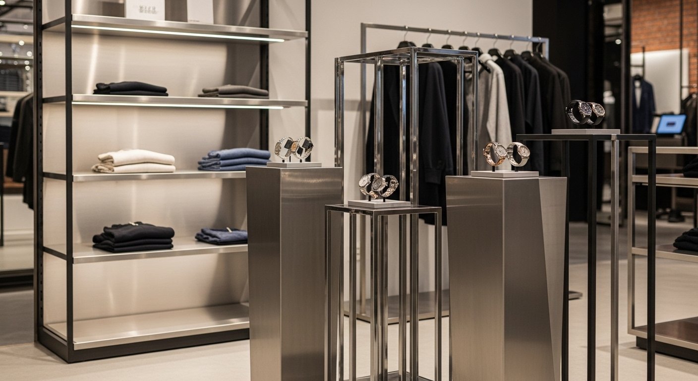 powder coating precision for display fixtures